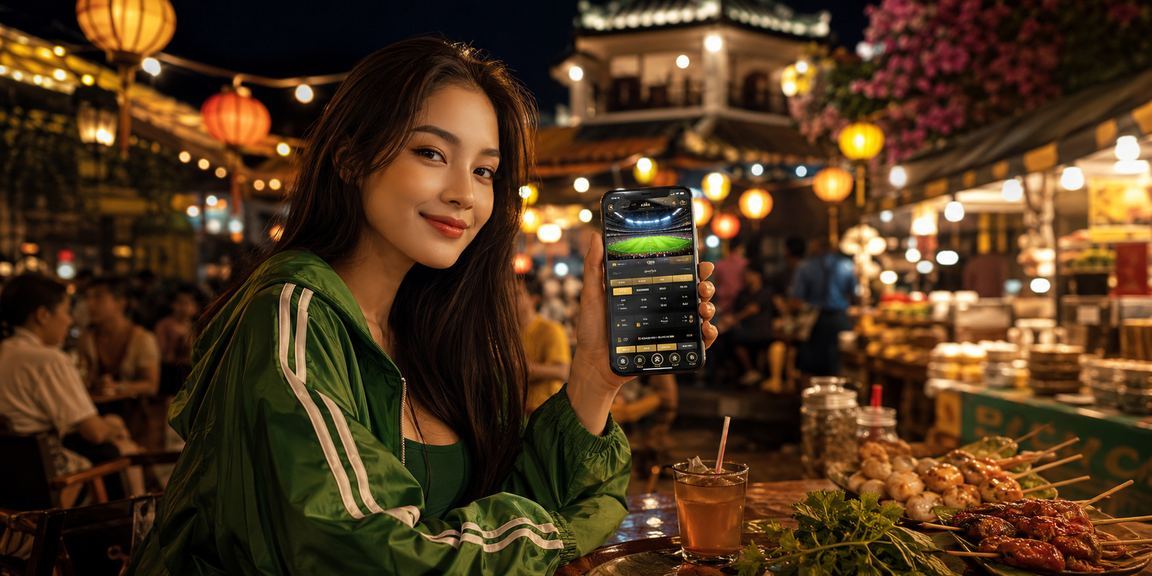 Người chơi theo dõi cược thể thao tại Đà Lạt, Việt Nam trong không gian cà phê